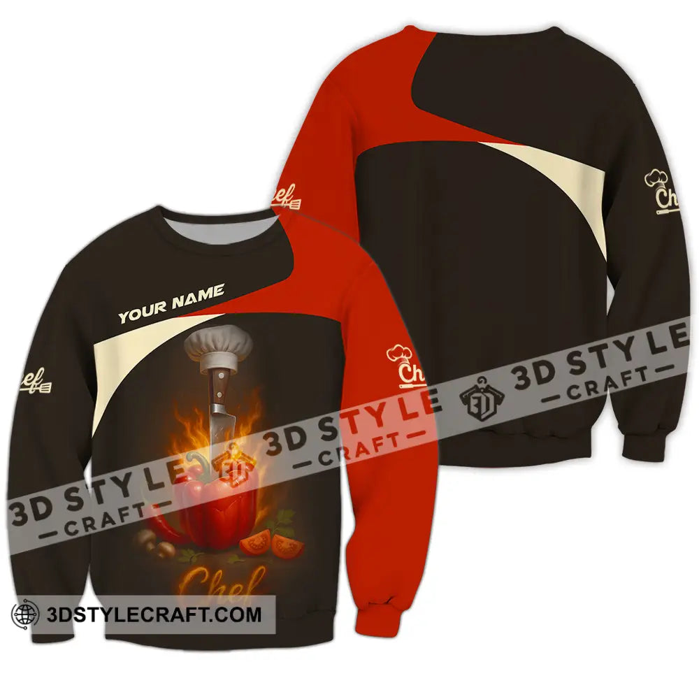 Unisex Shirt - Custom Master Chef Shirt Long Sleeve / S T-shirt