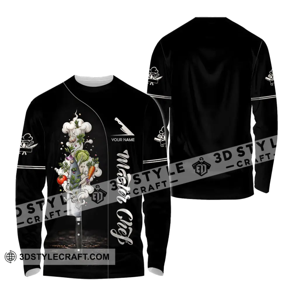 Unisex Shirt - Custom Master Chef Shirt - Long Sleeve Shirt / S - T-shirt