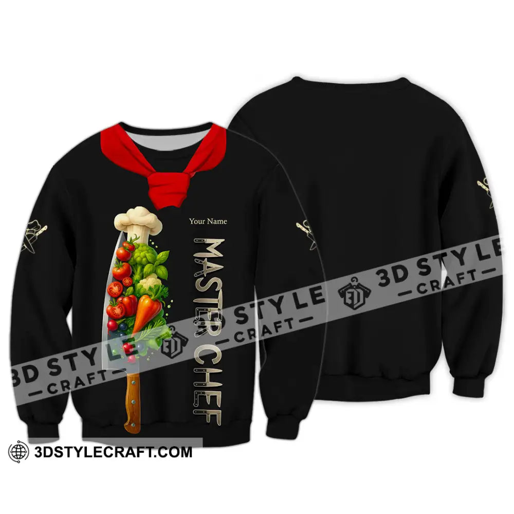 Unisex Shirt - Custom Master Chef Shirt Long Sleeve / S T-shirt