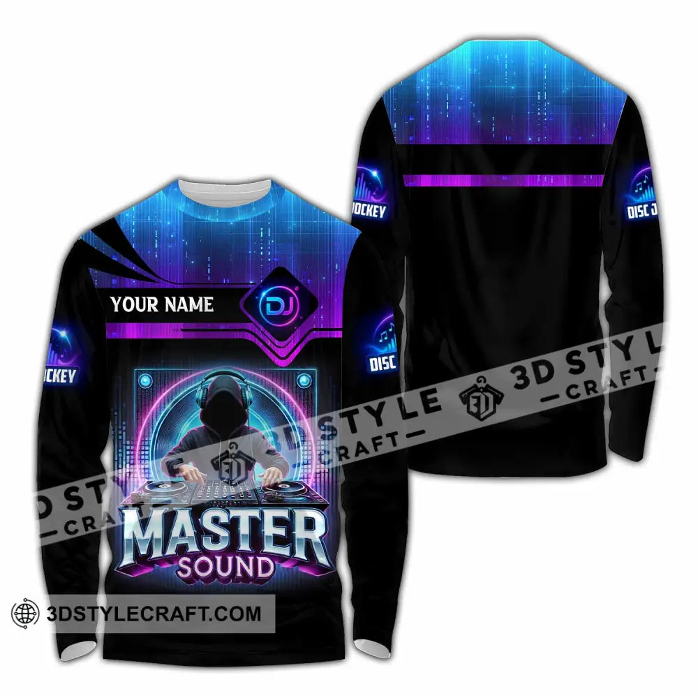 Unisex Shirt - Custom Master Sound 3D Shirt Long Sleeve Shirt / S T-shirt