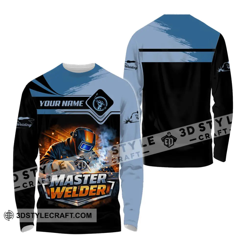 Unisex Shirt - Custom Master Welder Shirt - Long Sleeve Shirt / S - T-shirt