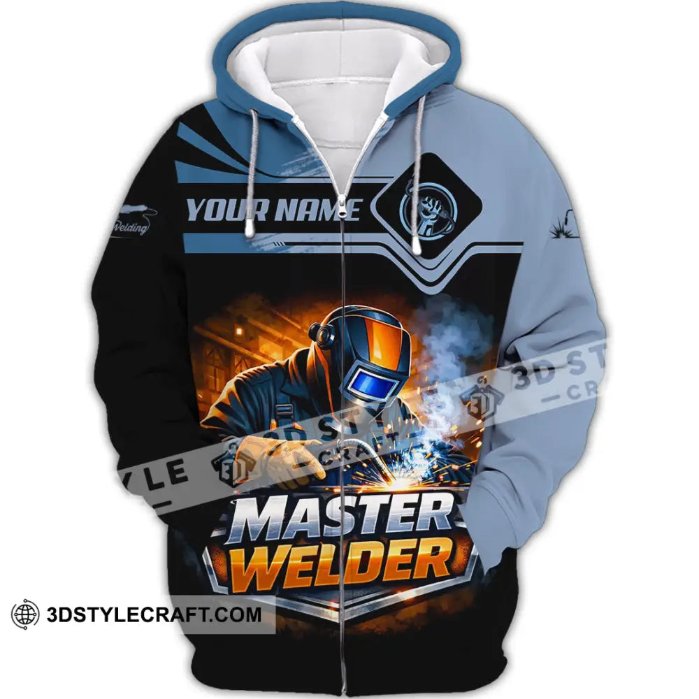 Unisex Shirt - Custom Master Welder Shirt - Zipper Hoodie / S - T-shirt