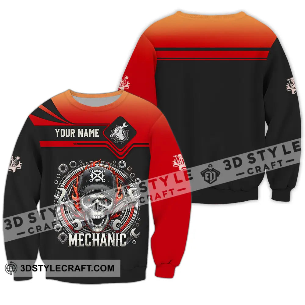 Unisex Shirt - Custom Mechanic Shirt Long Sleeve / S T-shirt