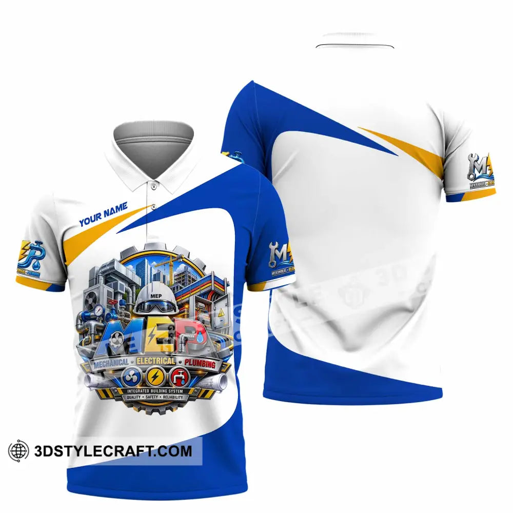 Unisex Shirt - Custom Mechanical Electrical Plumbing Shirt - Polo Shirt / S - T-shirt