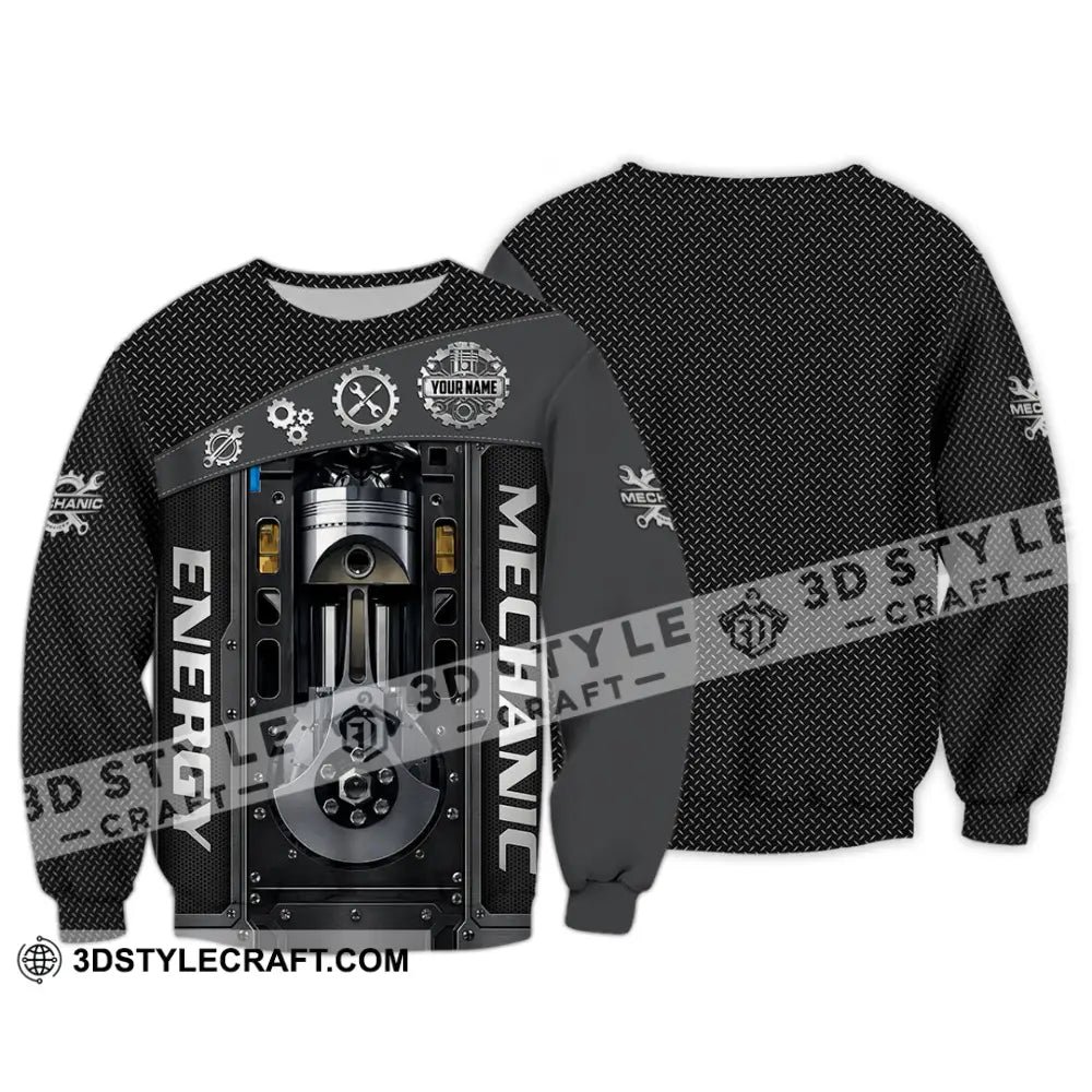 Unisex Shirt - Custom Mechanical Energy Shirt - Long Sleeve / S - T-shirt