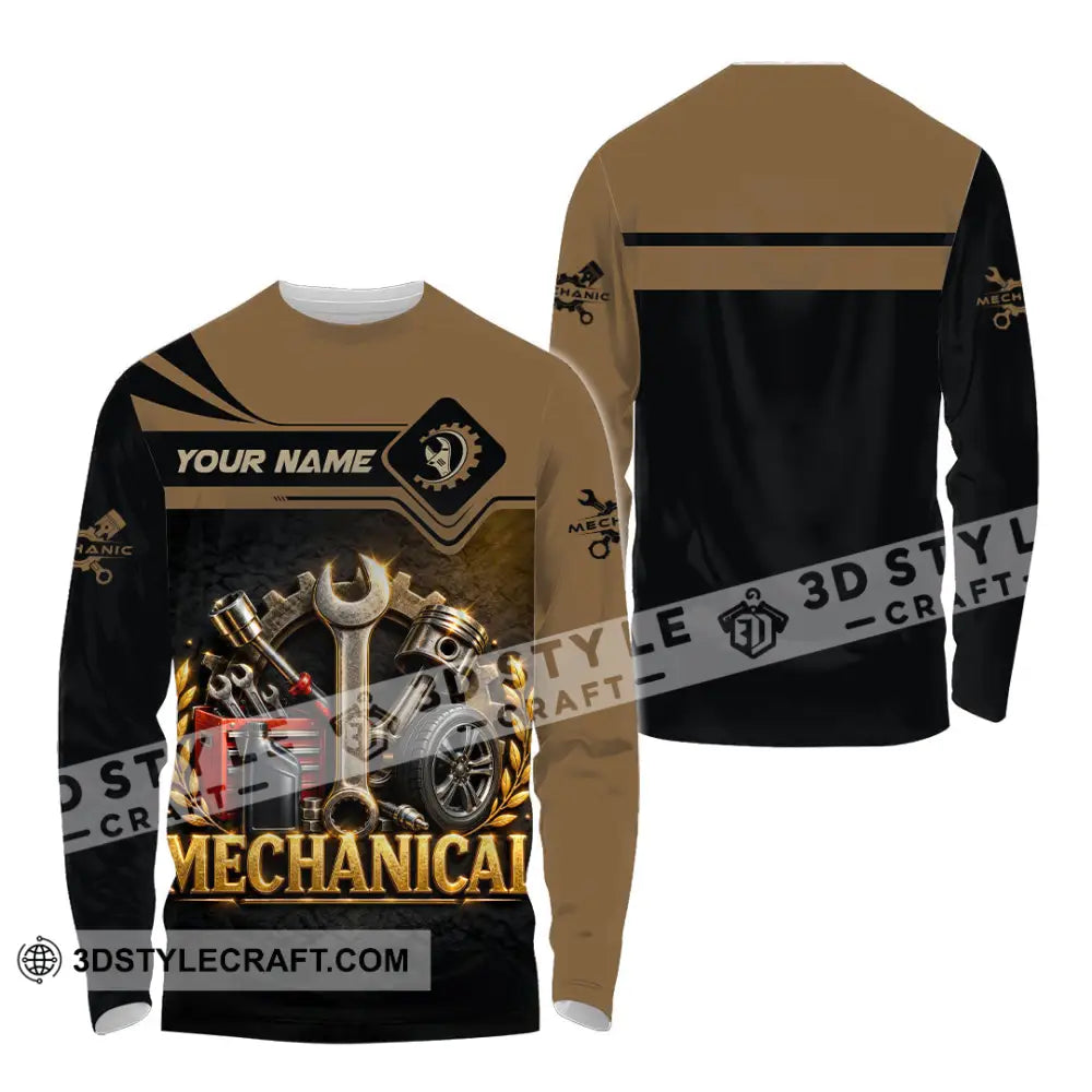 Unisex Shirt - Custom Mechanical Shirt - Long Sleeve Shirt / S - T-shirt