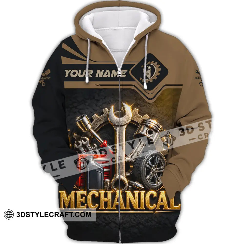Unisex Shirt - Custom Mechanical Shirt - Zipper Hoodie / S - T-shirt