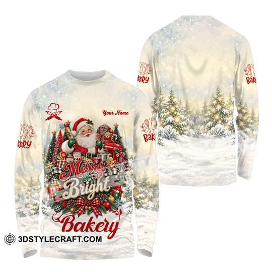 Unisex Shirt - Custom Merry Bright Bakery Shirt style option 4