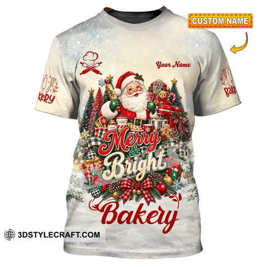 Unisex Shirt - Custom Merry Bright Bakery Shirt style option 1