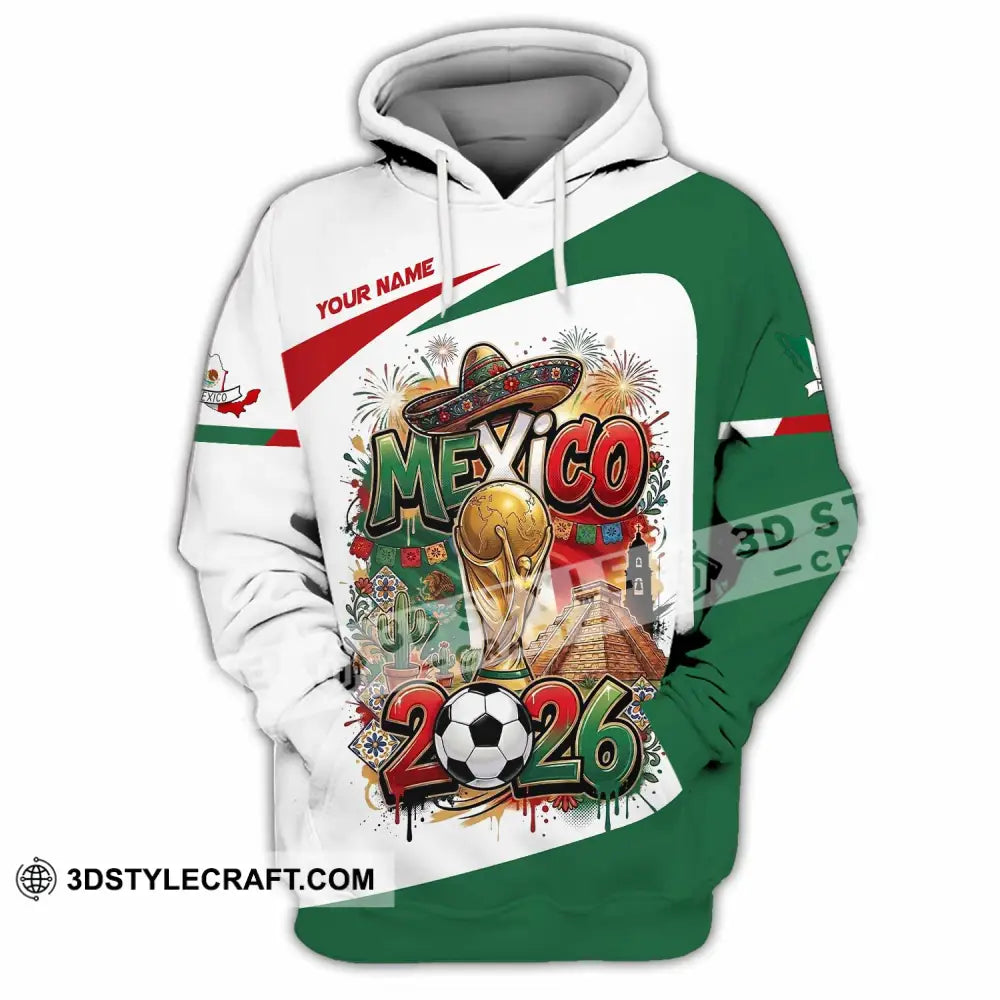 Unisex Shirt - Custom Mexico World Cup 2026 3D Shirt Hoodie / S T-shirt