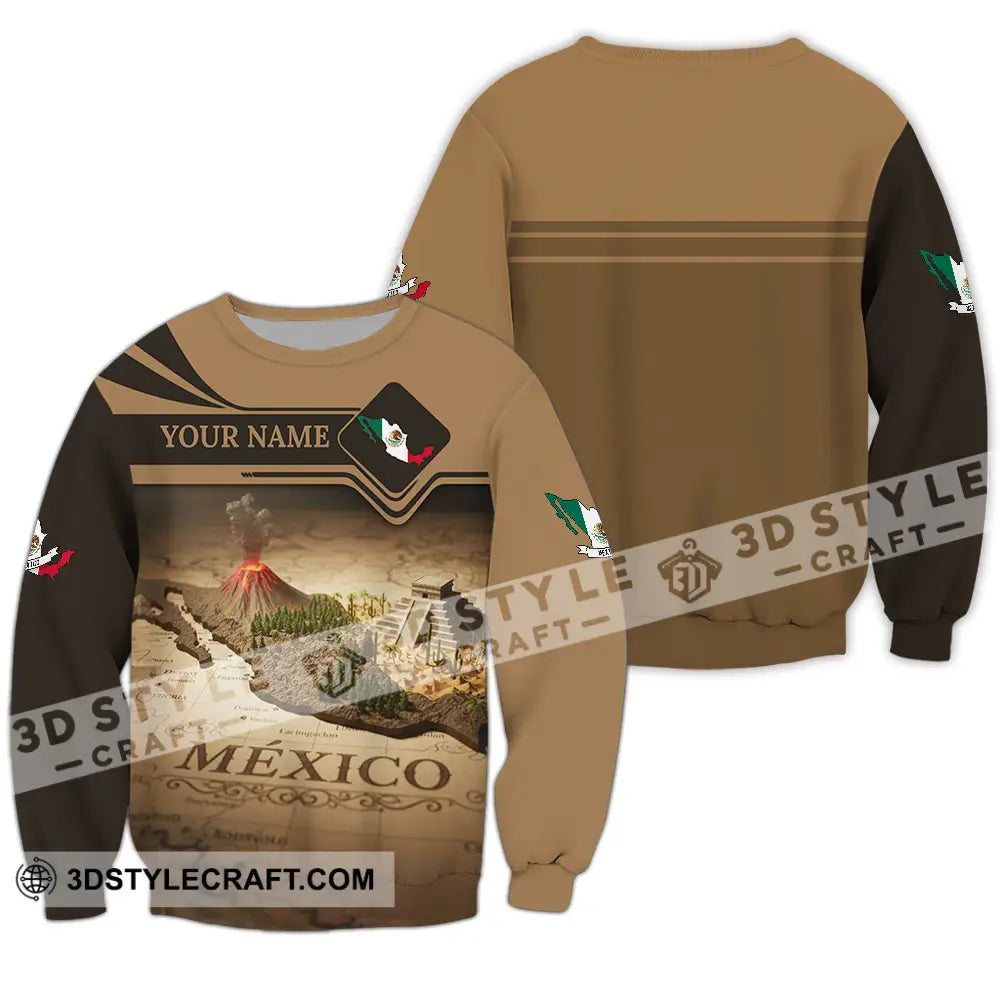 Unisex Shirt - Custom Mexico 3D Shirt Long Sleeve / S T-shirt