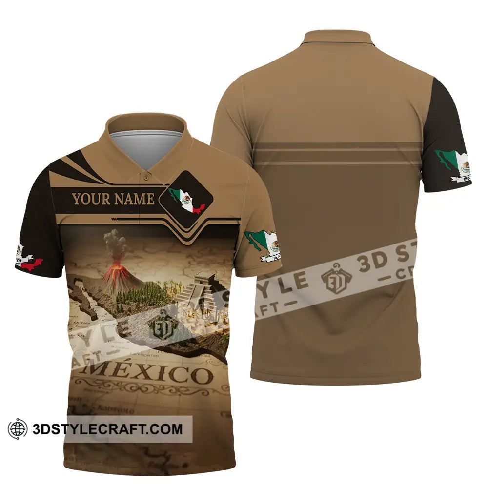 Unisex Shirt - Custom Mexico 3D Shirt Polo Shirt / S T-shirt