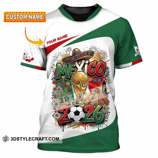 Unisex Shirt - Custom Mexico 3D Shirt style option 1