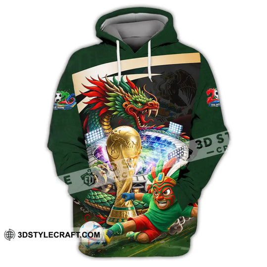 Unisex Shirt - Custom Mexico FIFA 3D Shirt style option 2