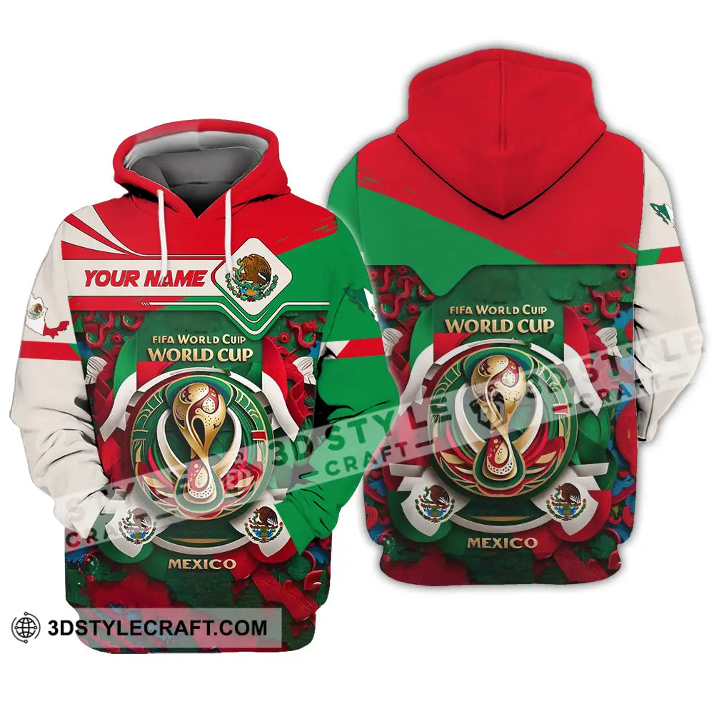 Unisex Shirt - Custom Mexico Fifa Club World Cup 2026 3D Shirt Hoodie / S T-shirt