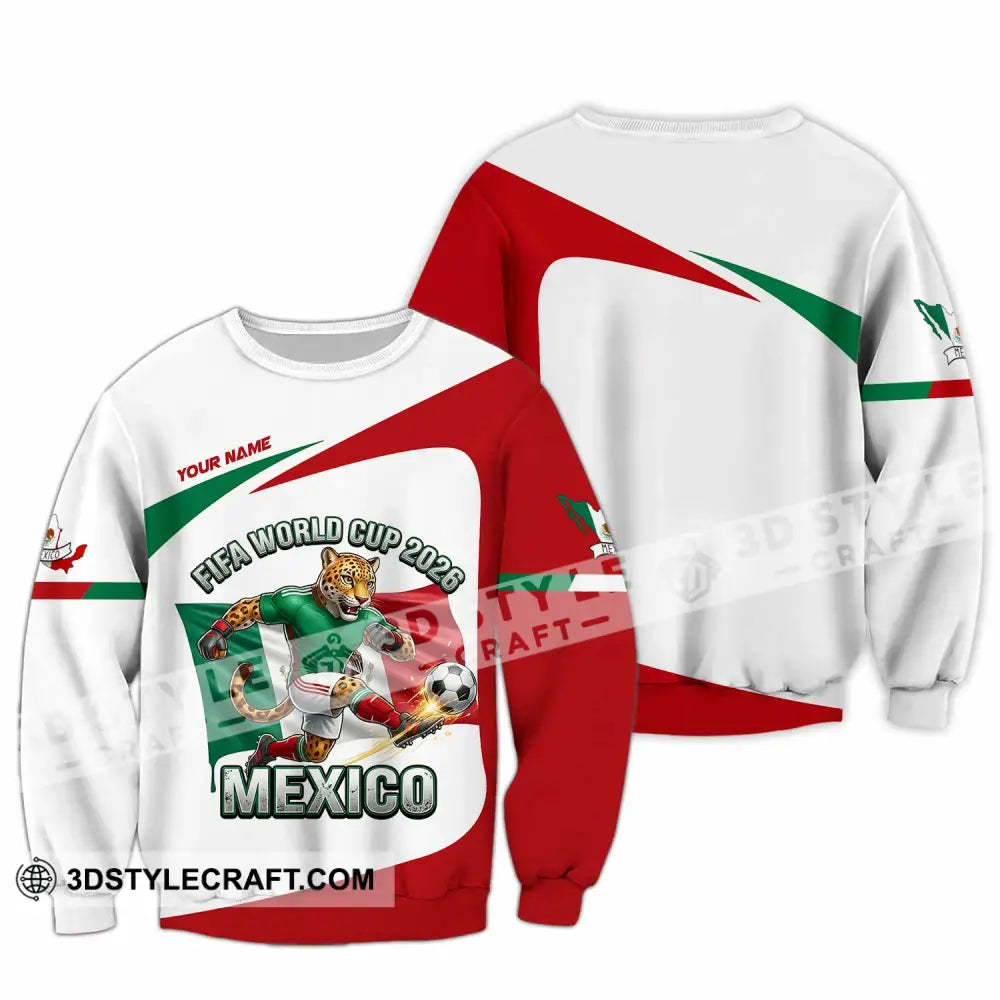 Unisex Shirt - Custom Mexico Fifa World Cup 2026 3D Shirt Long Sleeve / S T-shirt