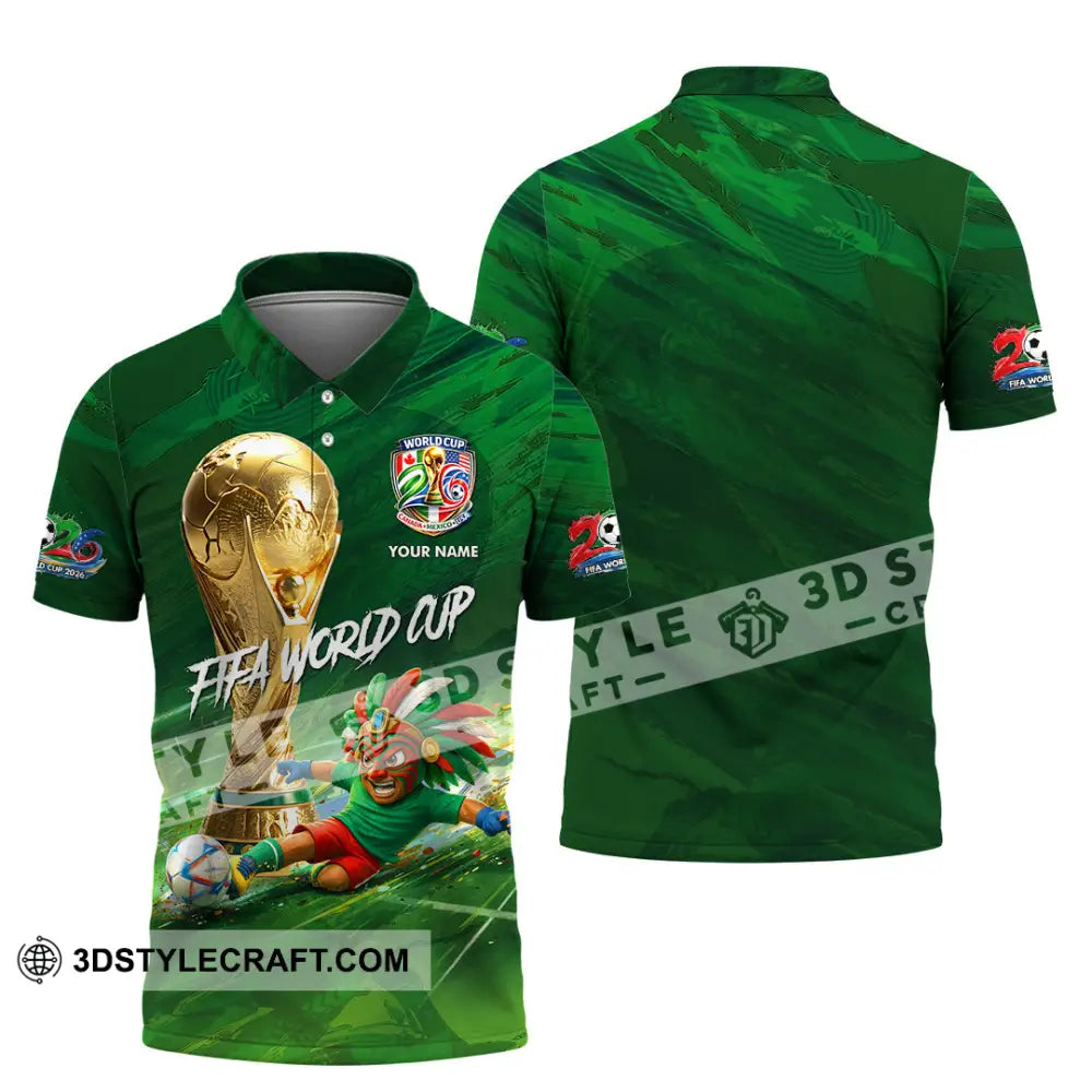 Unisex Shirt - Custom Mexico FIFA World Cup 2026 3D Shirt Polo Shirt / S T-shirt