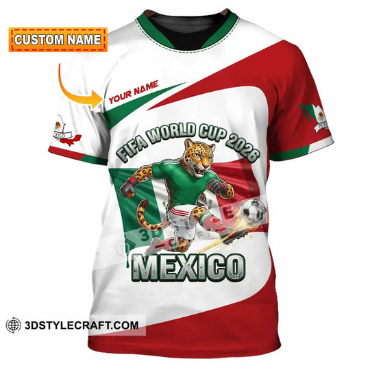 Unisex Shirt - Custom Mexico Fifa World Cup 2026 3D Shirt style option 1