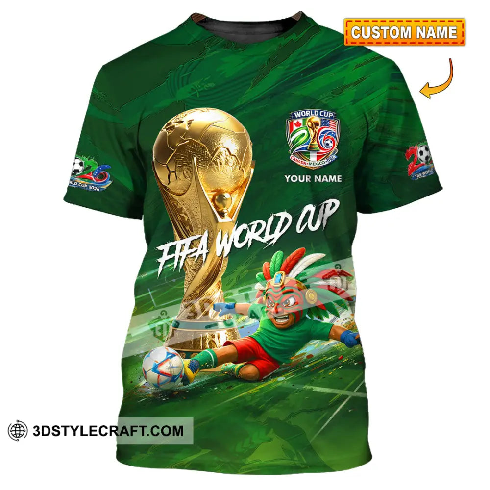 Unisex Shirt - Custom Mexico FIFA World Cup 2026 3D Shirt T-shirt