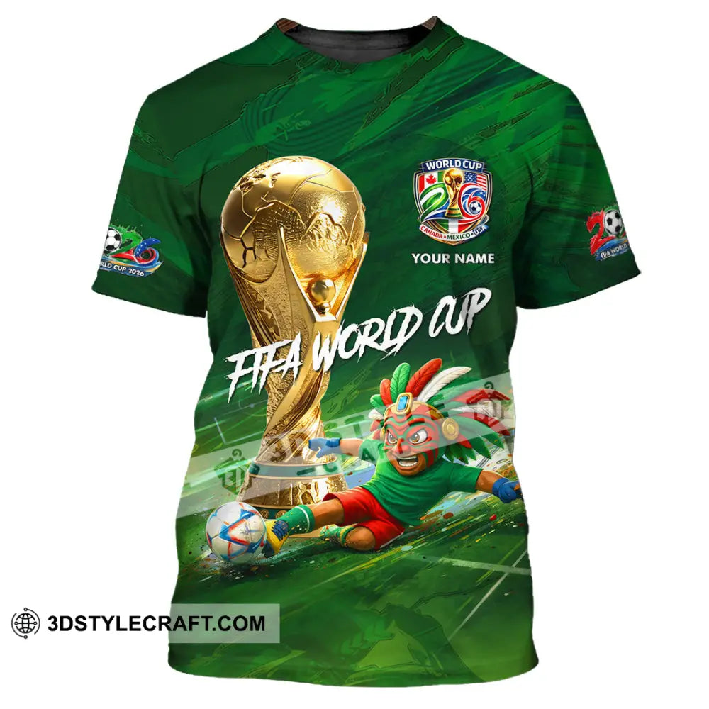 Unisex Shirt - Custom Mexico FIFA World Cup 2026 3D Shirt T-Shirt / S T-shirt