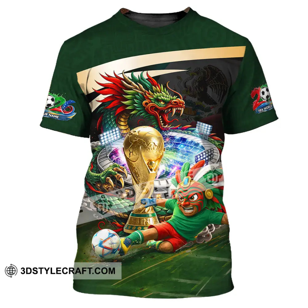 Unisex Shirt - Custom Mexico FIFA World Cup 2026 3D Shirt T-Shirt / S T-shirt