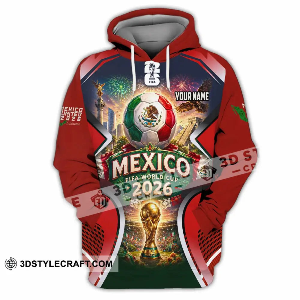 Unisex Shirt - Custom Mexico World Cup 2026 Shirt - Hoodie / S - T-shirt