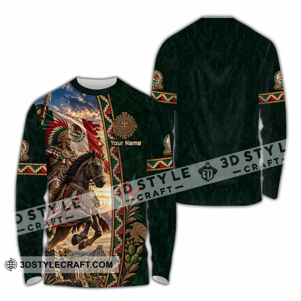 Unisex Shirt - Custom Mexico Shirt - Long Sleeve Shirt / S - T-shirt