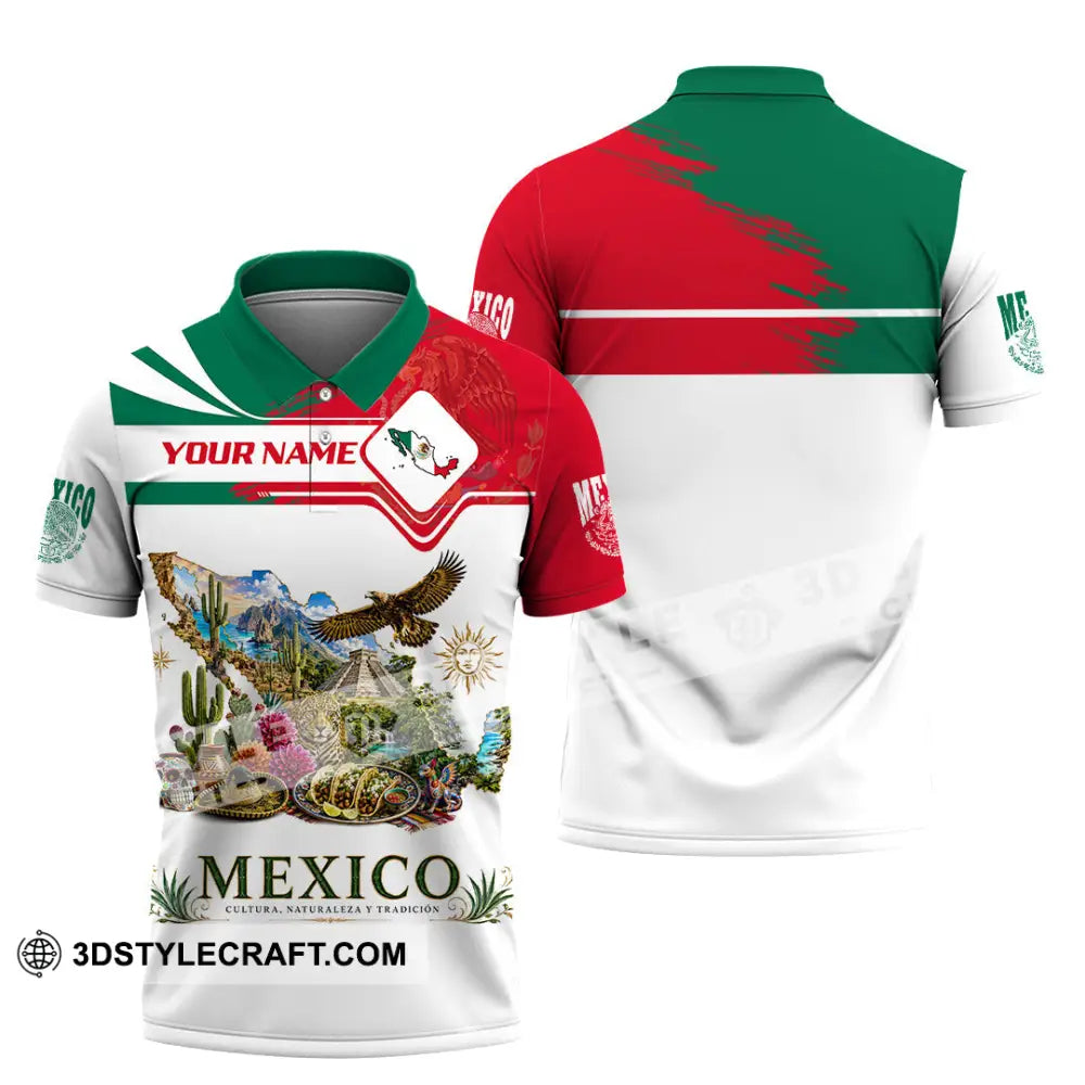 Unisex Shirt - Custom Mexico Shirt - Polo Shirt / S - T-shirt