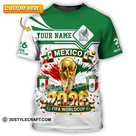 Unisex Shirt - Custom Mexico World Cup 2026 Shirt - T-shirt