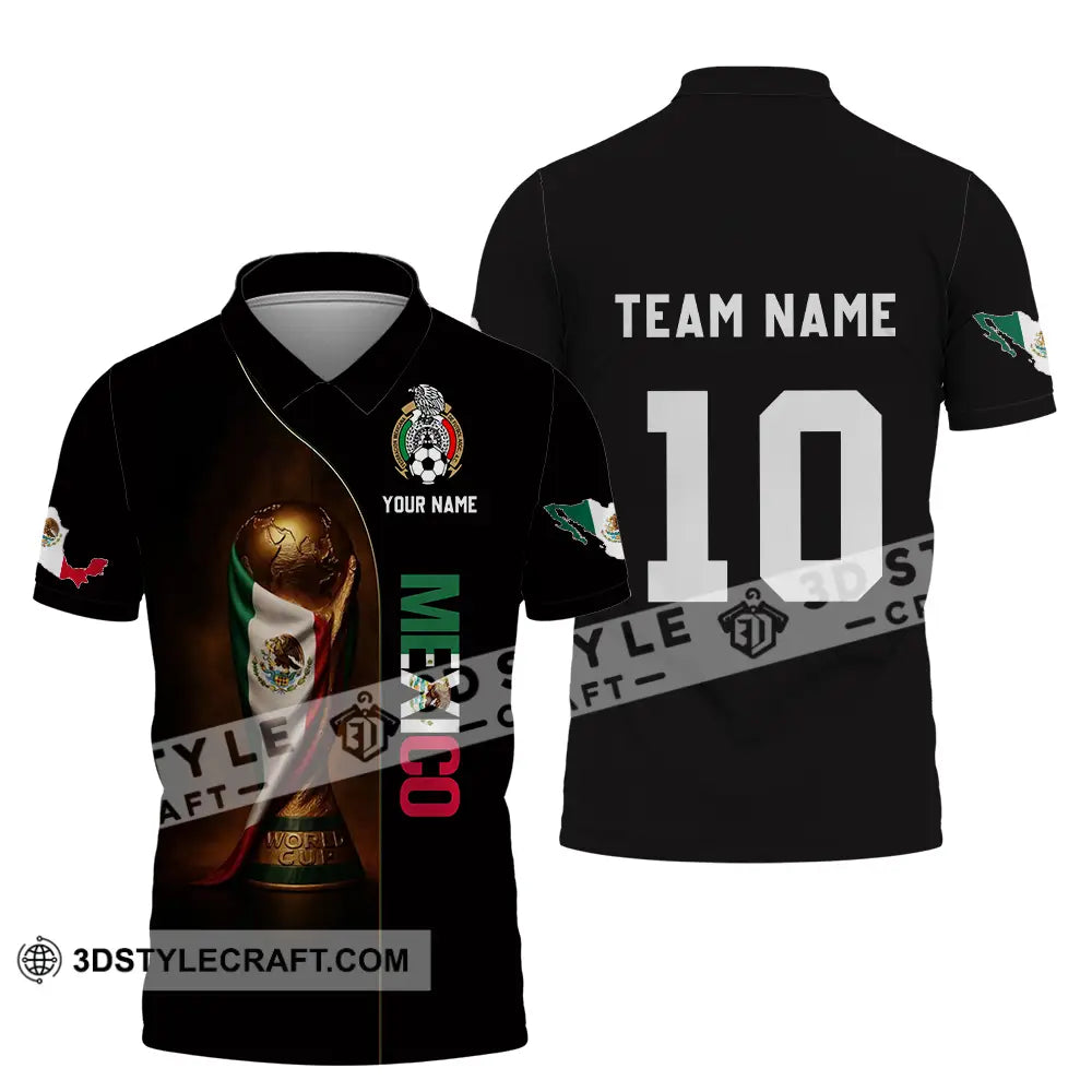 Unisex Shirt - Custom Mexico World Cup 3D Shirt Polo Shirt / S T-shirt