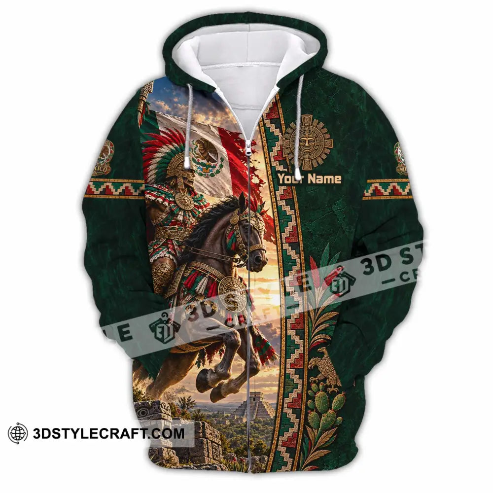 Unisex Shirt - Custom Mexico Shirt - Zipper Hoodie / S - T-shirt