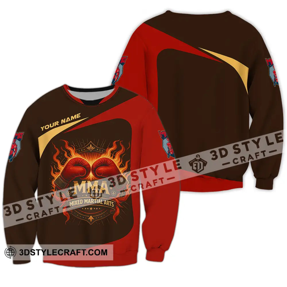 Unisex Shirt - Custom Mixed Martial Arts MMA Lover Shirt Long Sleeve / S T-shirt