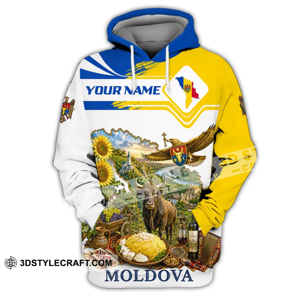 Unisex Shirt - Custom Moldova Shirt - Hoodie / S - T-shirt
