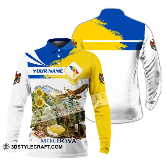 Unisex Shirt - Custom Moldova Shirt style option 4