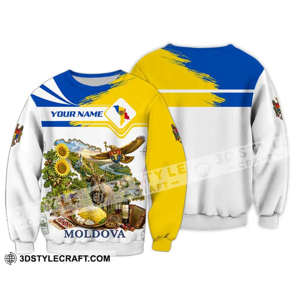 Unisex Shirt - Custom Moldova Shirt - Long Sleeve / S - T-shirt