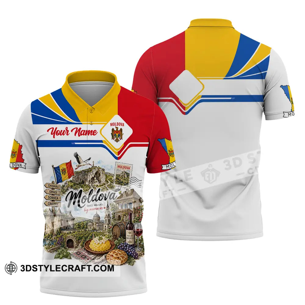 Unisex Shirt - Custom Moldova Shirt - Polo Shirt / S - T-shirt