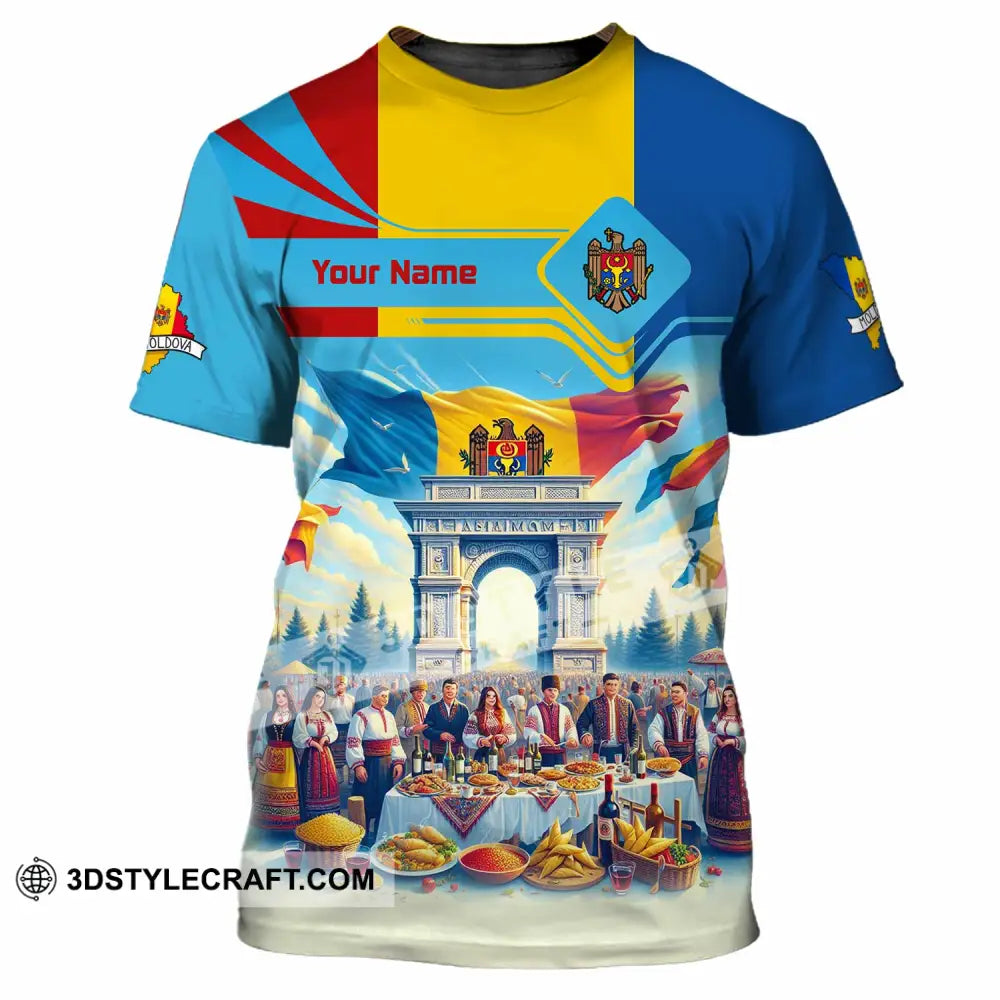 Unisex Shirt - Custom Moldova Shirt - T-Shirt / S - T-shirt