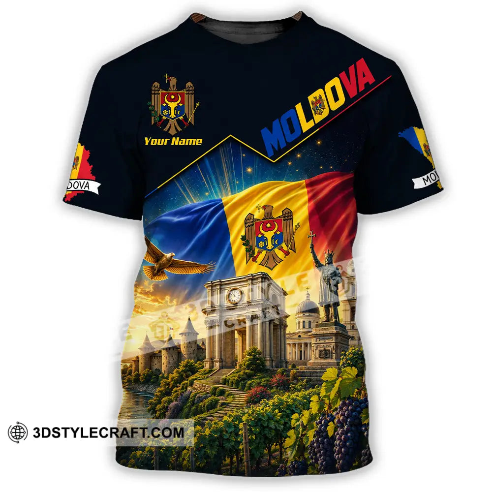 Unisex Shirt - Custom Moldova Shirt - T-Shirt / S - T-shirt