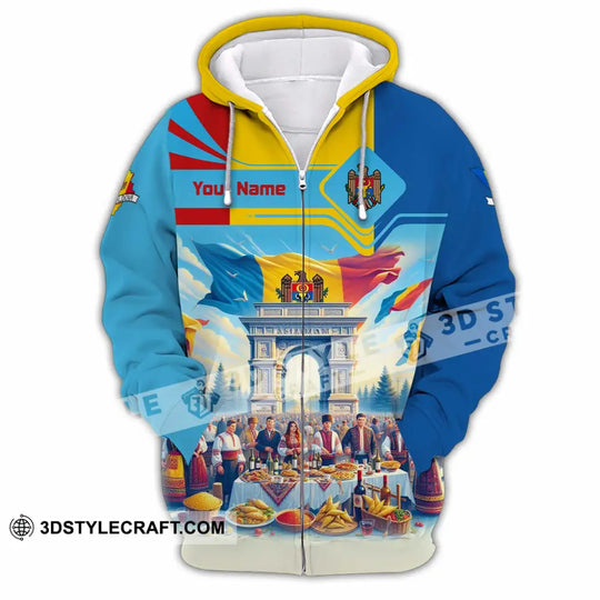 Unisex Shirt - Custom Moldova Shirt style option 4