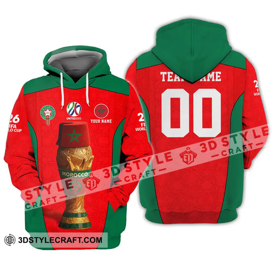 Unisex Shirt - Custom Morocco 3D Shirt style option 3