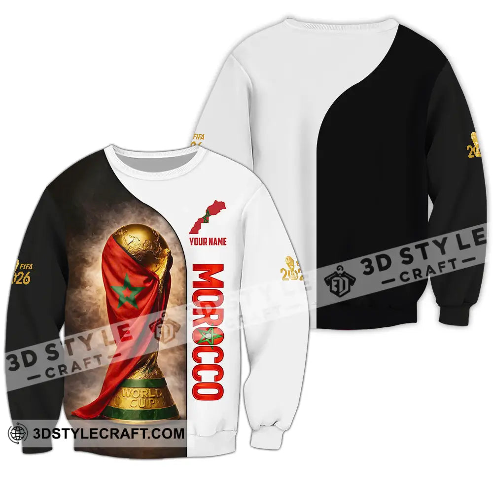 Unisex Shirt - Custom Morocco 3D Shirt Long Sleeve / S T-shirt