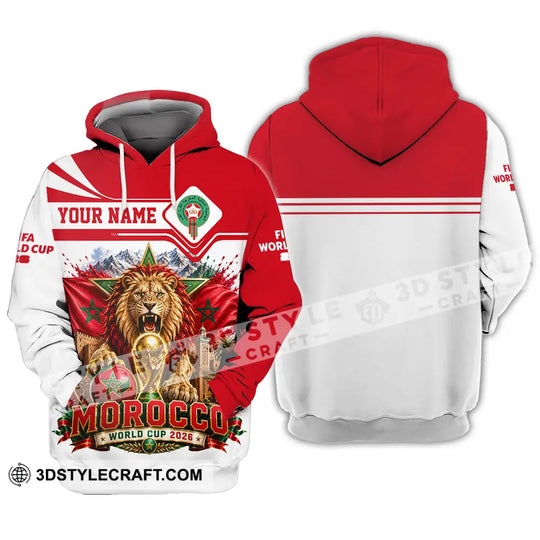 Unisex Shirt - Custom Morocco World Cup 2026 Shirt style option 3