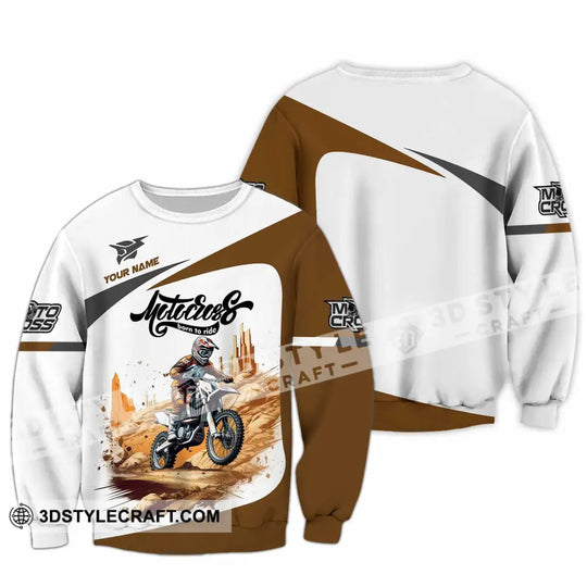 Unisex Shirt - Custom Motocross Born To Ride Shirt style option 4