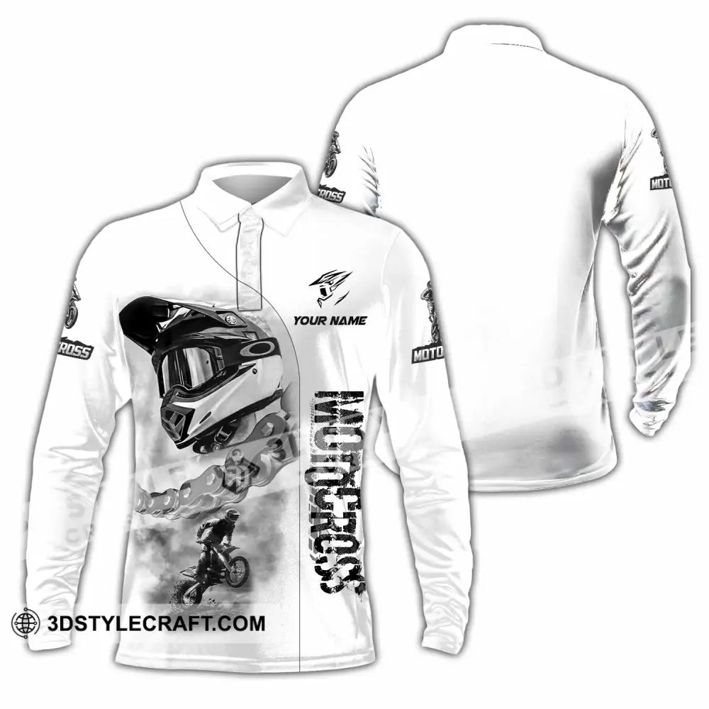 Unisex Shirt - Custom Motocross Shirt - Long Sleeve Polo / S - T-shirt