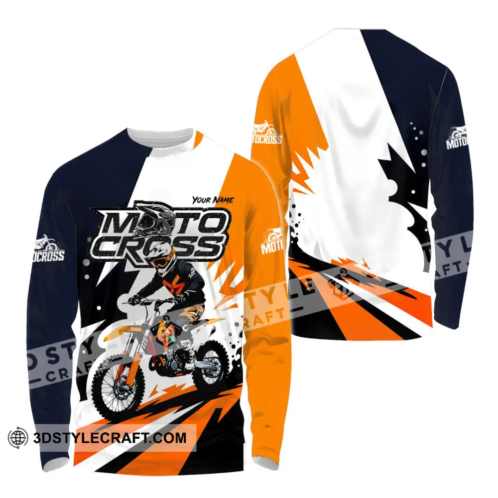 Unisex Shirt - Custom Motocross Shirt - Long Sleeve Shirt / S - T-shirt