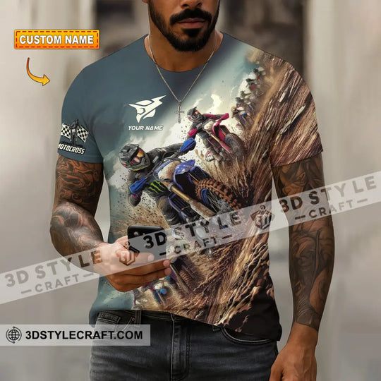Unisex Shirt - Custom Motocross Player Shirt style option 1