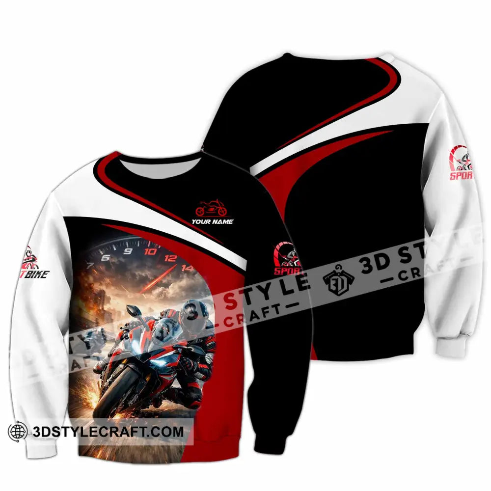 Unisex Shirt - Custom Motorbike Shirt - Long Sleeve / S - T-shirt