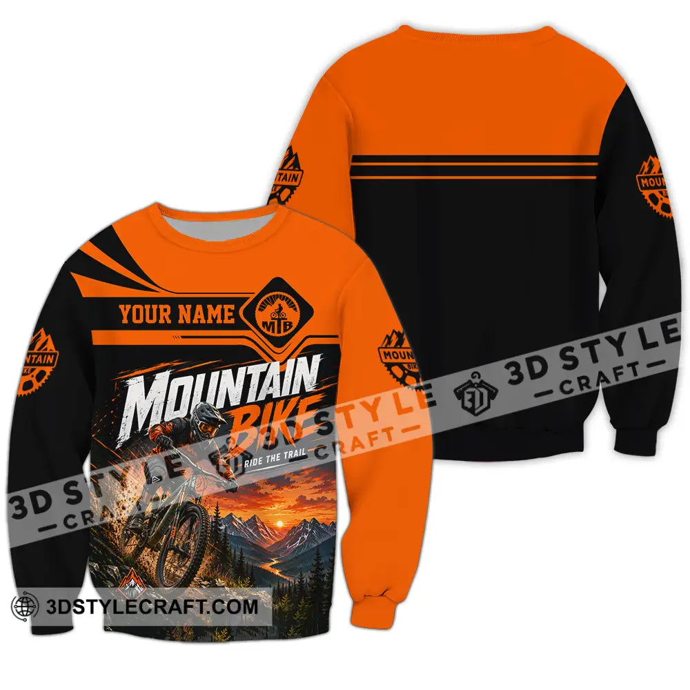 Unisex Shirt - Custom Mountain Bike Shirt - Long Sleeve / S - T-shirt