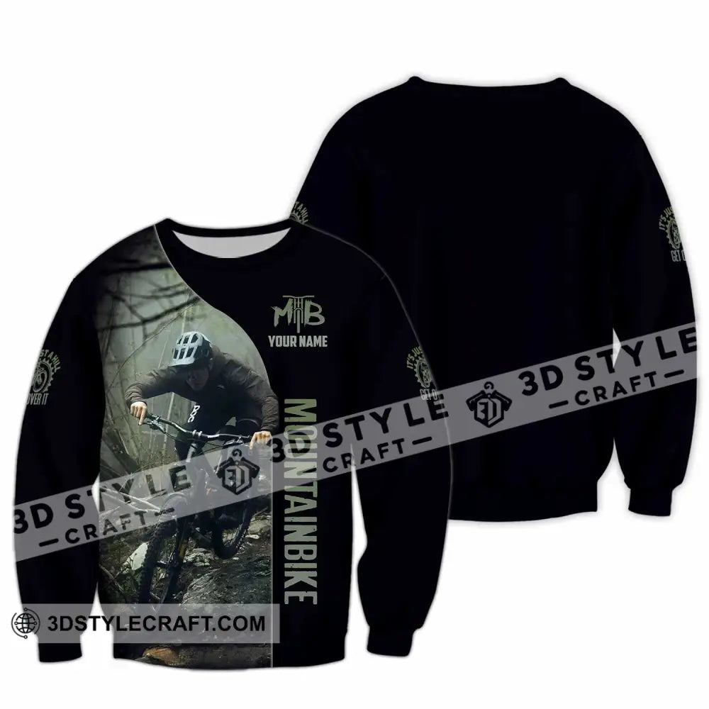 Unisex Shirt - Custom Mountain Bike Shirt Long Sleeve / S T-shirt