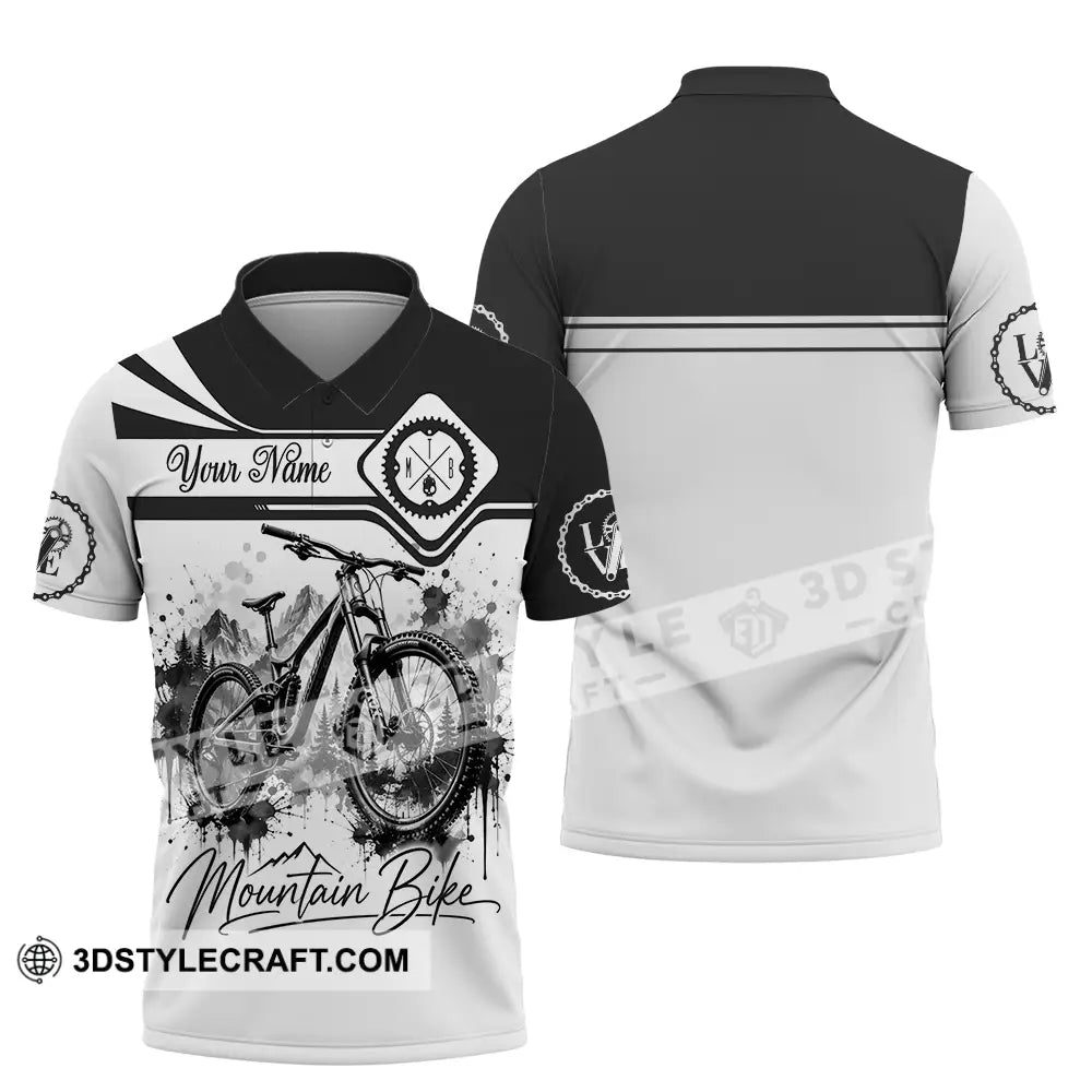 Unisex Shirt - Custom Mountain Bike Shirt - Polo Shirt / S - T-shirt